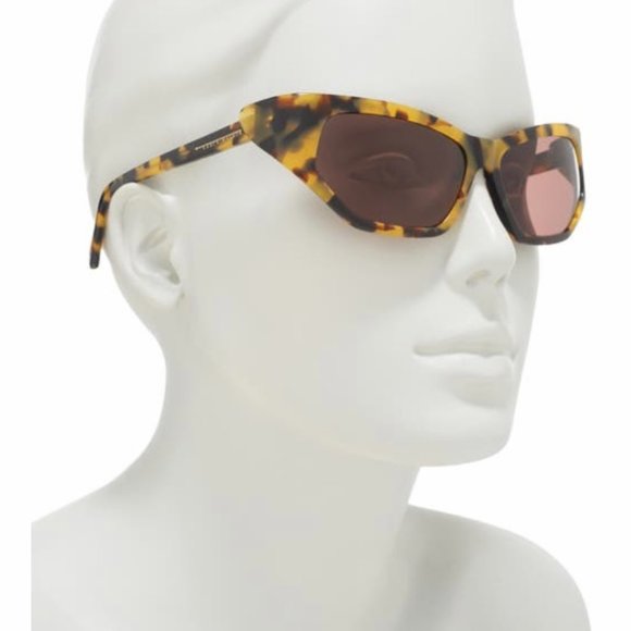 KAREN WALKER Crazy Tortoise Superhero Wrap Sunglasses